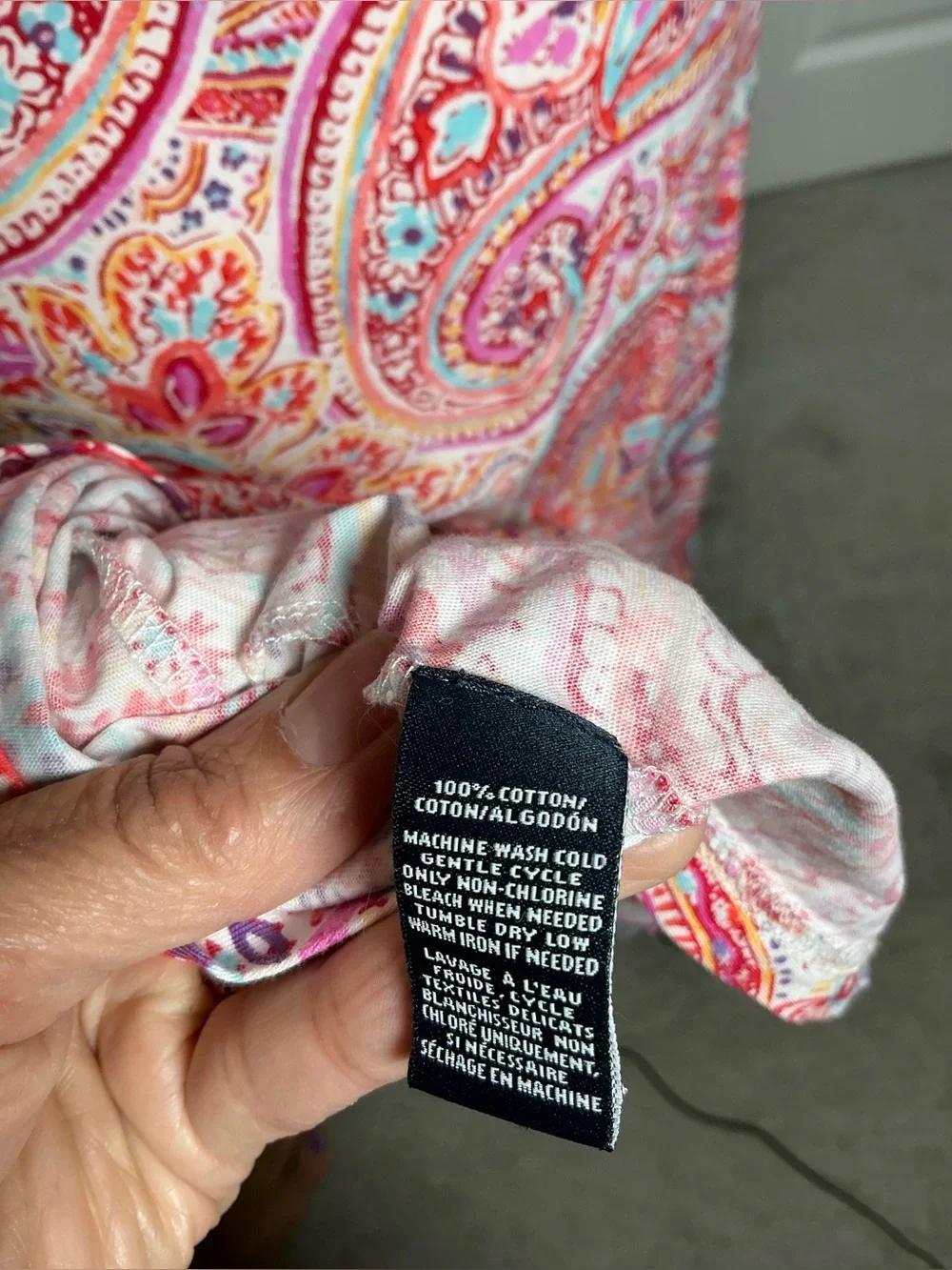 Paisley cotton maxi dress - Picture 8 of 8